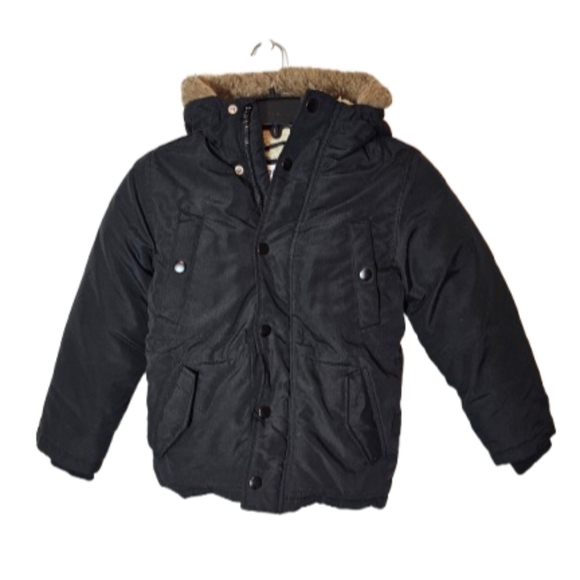 Old Navy Other - Old Navy Kids Black Winter Sherpa Lined Jacket Size Small 6/7